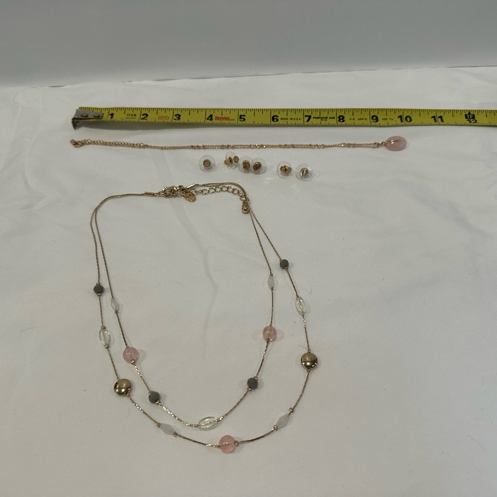 Necklaces and earrings